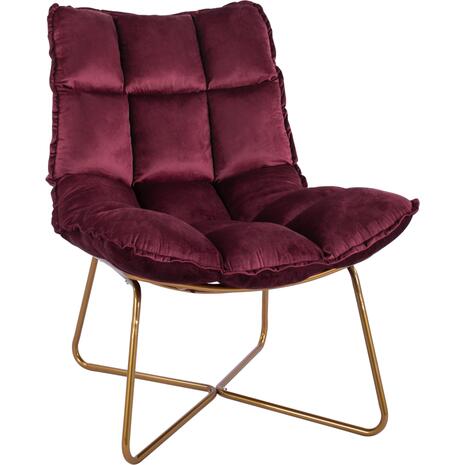 ΠΟΛΥΘΡΟΝΑ DEJANA HM8632.06 ΑΠΟ ΜΠΟΡΝΤΩ ΒΕΛΟΥΔΟ ΜΕ ΧΡΥΣΗ ΒΑΣΗ 68x98x81Υ εκ. (Μπορντώ)