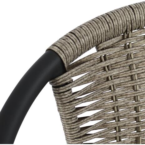 ΣΕΤ ΤΡΑΠΕΖΑΡΙΑΣ 3ΤΜΧ ΜΕ 2 ΚΑΡΕΚΛΕΣ & ΤΡΑΠΕΖΙ 70x70 HM5182.01