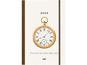 Ημερολόγιο ημερήσιο με λάστιχο Next Trends Flexi 2026 14x21εκ Time