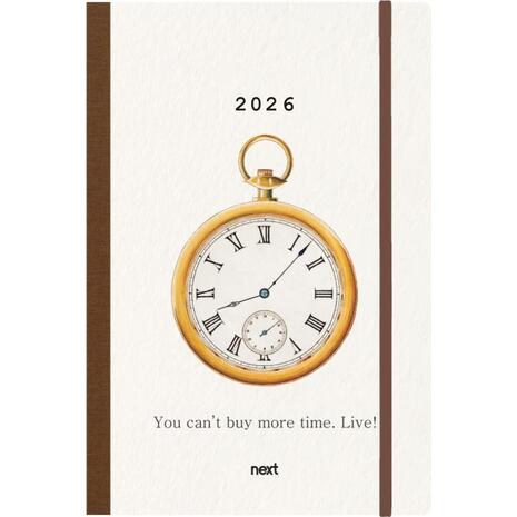 Ημερολόγιο ημερήσιο με λάστιχο Next Trends Flexi 2026 14x21εκ Time