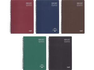 Ημερολόγιο εβδομαδιαίο δικηγόρων σπιράλ Next Classic 2026-27 17x25cm σε διάφορα χρώματα