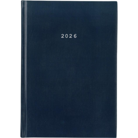 Ημερολόγιο ημερήσιο δετό NEXT Basic 21x29cm 2026 μπλε