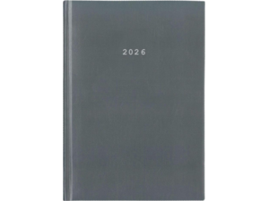 Ημερολόγιο ημερήσιο δετό NEXT Basic 21x29cm 2026 γκρι