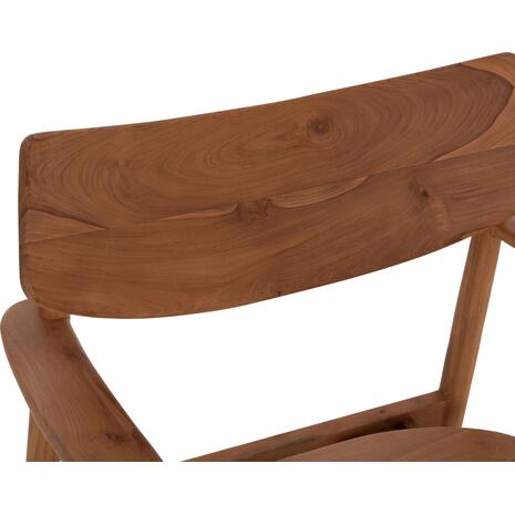 ΠΟΛΥΘΡΟΝΑ LOUNGE RANGER HM18255.01 ΞΥΛΟ TEAK ΣΕ ΦΥΣΙΚΟ 70x73x73Υεκ.