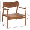 ΠΟΛΥΘΡΟΝΑ LOUNGE RANGER HM18255.01 ΞΥΛΟ TEAK ΣΕ ΦΥΣΙΚΟ 70x73x73Υεκ.