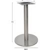 ΒΑΣΗ INOX Φ45x72Υ εκ.ΥΨΟΣ HM419