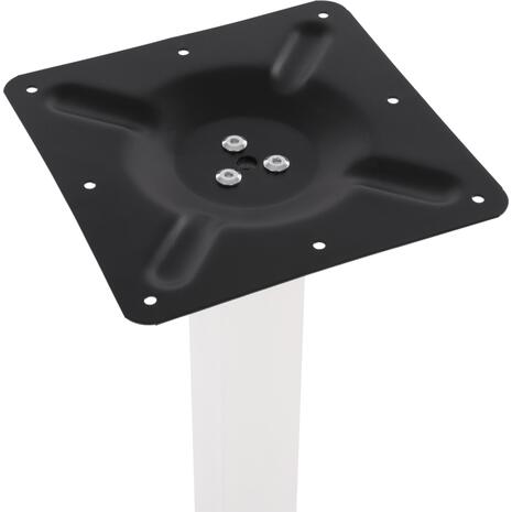 ΒΑΣΗ ΜΕΤΑΛΛΙΚΗ ΛΕΥΚΗ ΜΑΤ 40X40X72Υεκ. HM414.12
