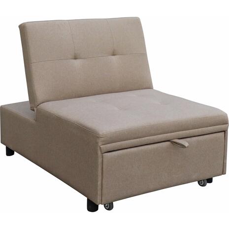 ΠΟΛΥΘΡΟΝΑ-ΚΡΕΒΑΤΙ LIBRE HM3295.03 ΜΠΕΖ ΥΦΑΣΜΑ 75x106x89Υεκ.