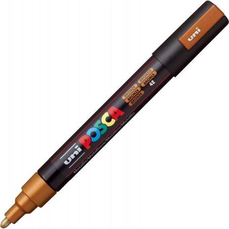 Μαρκαδόρος Uni Posca PC-5M Medium στρογγυλή μύτη 1.8-2.5mm 42 Bronze/Μπρονζέ (Bronze)