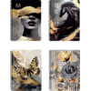 Τετράδιο σπιράλ Tettris Golden Senses A4 4 θεμάτων 120Φ. (Α4-4Θ-181)
