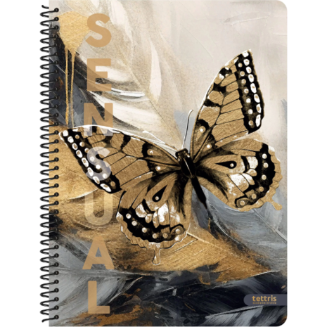 Τετράδιο σπιράλ Tettris Golden Senses A4 4 θεμάτων 120Φ. (Α4-4Θ-181)