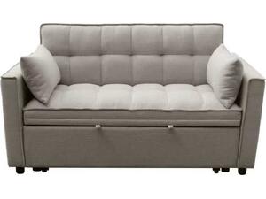 ΚΑΝΑΠΕΣ ΚΡΕΒΑΤΙ 2-ΘΕΣΙΟΣ BORG HM3289.03 ΜΠΕΖ ΥΦΑΣΜΑ 140x100x80Υεκ