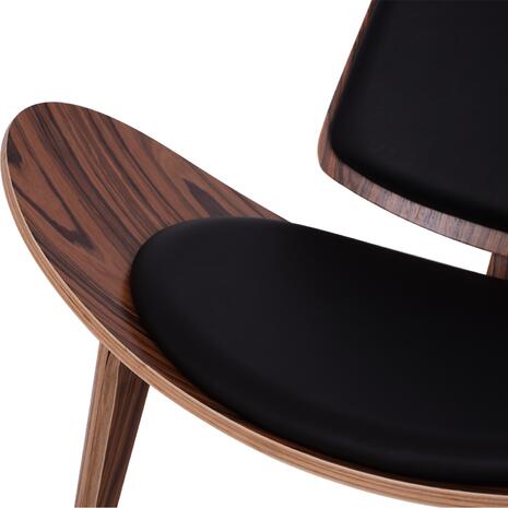 ΠΟΛΥΘΡΟΝΑ SUPERIOR PLUS HM1128.01 ΚΑΡΥΔΙ ΜΕ ΜΑΥΡΟ ΜΑΞΙΛΑΡΙ PU 89x83x76Yεκ. (Διάφορα χρώματα)
