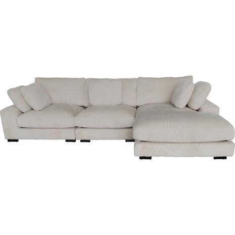 ΚΑΝΑΠΕΣ ΔΕΞΙΑ ΓΩΝΙΑ CRANFIELD HM3287.02R ΜΠΕΖ ΡΙΓΕ ΥΦΑΣΜΑ 315x167(γωνία)x67Υεκ.