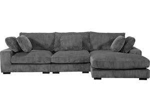 ΚΑΝΑΠΕΣ ΔΕΞΙΑ ΓΩΝΙΑ CRANFIELD HM3287.01R ΓΚΡΙ ΡΙΓΕ ΥΦΑΣΜΑ 315x167(γωνία)x67Υεκ.