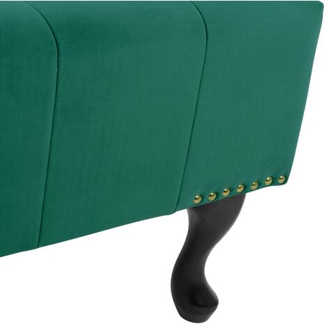 ΤΑΜΠΟΥΡΕ T.CHESTERFIELD EMMA HM226.03 ΚΥΠΑΡΙΣΣΙ ΒΕΛΟΥΔΟ-ΜΑΥΡΑ ΠΟΔΙΑ 80x45x40Υεκ