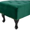 ΤΑΜΠΟΥΡΕ T.CHESTERFIELD EMMA HM226.03 ΚΥΠΑΡΙΣΣΙ ΒΕΛΟΥΔΟ-ΜΑΥΡΑ ΠΟΔΙΑ 80x45x40Υεκ