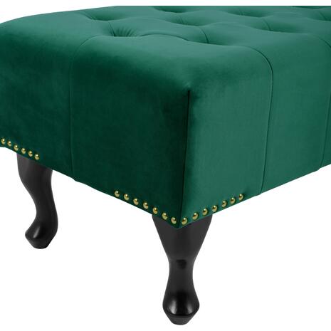 ΤΑΜΠΟΥΡΕ T.CHESTERFIELD EMMA HM226.03 ΚΥΠΑΡΙΣΣΙ ΒΕΛΟΥΔΟ-ΜΑΥΡΑ ΠΟΔΙΑ 80x45x40Υεκ