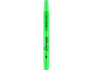 Μαρκαδόρος υπογράμμισης με κουμπί Writech Retractable Highlighter W-805N 1-4mm Neon Green (Πράσινο)