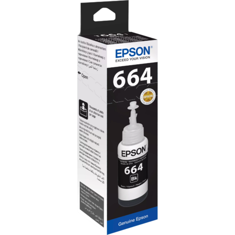 Μελάνι εκτυπωτή Epson T6641 Black bottle C13T66414A