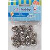 Κουδουνάκια ασημί χειροτεχνίας Ex-Hobby 9x12mm & 9x18mm (συσκευασία 18 τεμαχίων) (000402427)