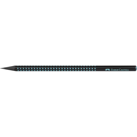 Μολύβι γραφίτη Faber-Castell Sparkle Midnight B ΙΙ Γαλάζιο (118268)