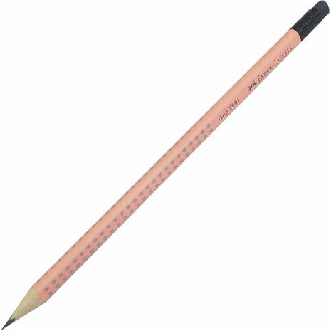 Μολύβι με γόμα Faber-Castell Grip 2001 HB Peach (100-180-444)