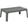 ΤΡΑΠΕΖΑΚΙ ΟΡΘΟΓΩΝΙΟ SLEEK HM6367.05 ΠΟΛΥΠΡΟΠΥΛΕΝΙΟ DARK OLIVE 99x59.5x39.5Υεκ.