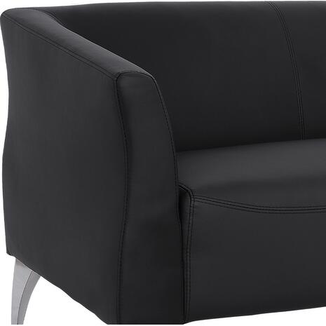 ΚΑΝΑΠΕΣ 2ΘΕΣΙΟΣ KIANA HM3122.21 ΜΕ ΜΑΥΡΟ PU 130x75x71 εκ.