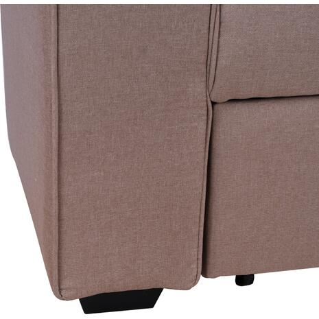 ΚΑΝΑΠΕΣ ΚΡΕΒΑΤΙ KANNA 2ΘΕΣΙΟΣ HM3082.04 ΜΕ ΜΠΕΖ ΥΦΑΣΜΑ 175x100x83 εκ.