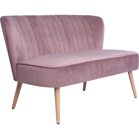 ΚΑΝΑΠΕΣ ANDY 2ΘΕΣΙΟΣ ΣΑΠΙΟ ΜΗΛΟ ΒΕΛΟΥΔΟ HM8401.02 128x70x77Υ εκ.