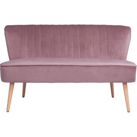 ΚΑΝΑΠΕΣ ANDY 2ΘΕΣΙΟΣ ΣΑΠΙΟ ΜΗΛΟ ΒΕΛΟΥΔΟ HM8401.02 128x70x77Υ εκ.