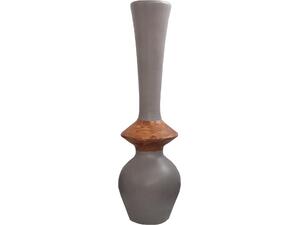 ΔΙΑΚΟΣΜΗΤΙΚΟ ΒΑΖΟ ΔΑΠΕΔΟΥ NEBULA HM4660.05M FIBER CEMENT TAUPE--ΞΥΛΟ ΤΕΑΚ Φ45x148Υεκ