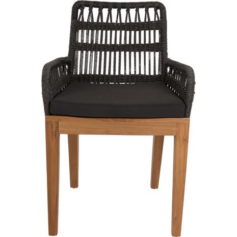 ΠΟΛΥΘΡΟΝΑ STARDOM HM9760.03 ΞΥΛΟ ΤΕΑΚ ΣΕ ΜΕΛΙ ΚΑΙ ΜΑΥΡΟ ΣΧΟΙΝΙ 57x65x83Yεκ.