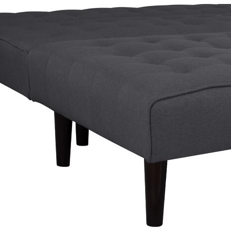 ΚΑΝΑΠΕΣ ΚΡΕΒΑΤΙ ΓΩΝΙΑ ΑΝΑΣΤΡΕΨΙΜΗ ZELDA HM3154.01 ΜΕ ΓΚΡΙ ΥΦΑΣΜΑ 254X163X74Y εκ.