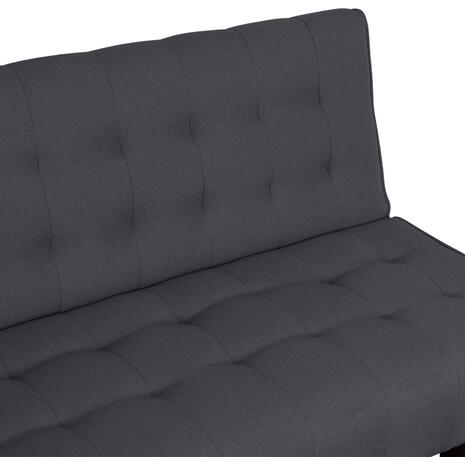 ΚΑΝΑΠΕΣ ΚΡΕΒΑΤΙ ΓΩΝΙΑ ΑΝΑΣΤΡΕΨΙΜΗ ZELDA HM3154.01 ΜΕ ΓΚΡΙ ΥΦΑΣΜΑ 254X163X74Y εκ.