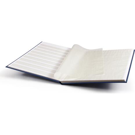 Άλμπουμ γραμματοσήμων Leuchtturm Basic 331380 Α4 με 16 λευκές σελίδες - Μπλε εξώφυλλο