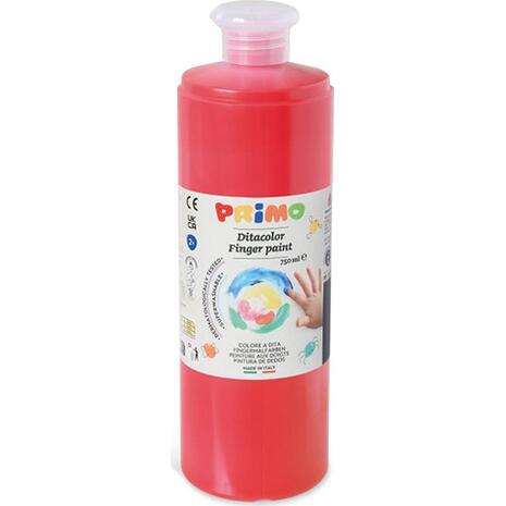 Δακτυλομπογιά CMP Primo Finger Paint σε μπουκάλι 750ml 300 Vermillion