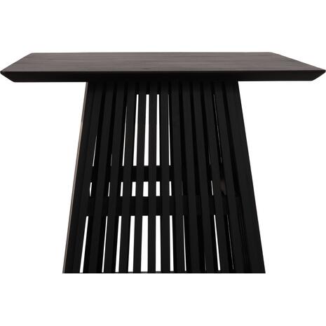 ΤΡΑΠΕΖΙ ΤΡΑΠΕΖΑΡΙΑΣ ΤΕΤΡΑΓΩΝΟ FRANTZ HM9458.02 MINDI ΞΥΛΟ ΜΑΥΡΟ 80x80x78Yεκ.