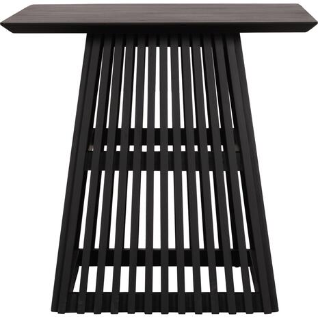 ΤΡΑΠΕΖΙ ΤΡΑΠΕΖΑΡΙΑΣ ΤΕΤΡΑΓΩΝΟ FRANTZ HM9458.02 MINDI ΞΥΛΟ ΜΑΥΡΟ 80x80x78Yεκ.