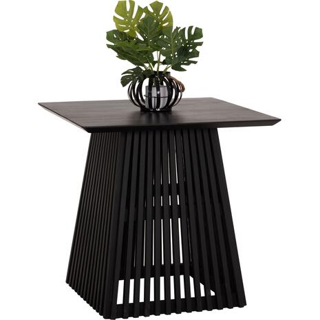 ΤΡΑΠΕΖΙ ΤΡΑΠΕΖΑΡΙΑΣ ΤΕΤΡΑΓΩΝΟ FRANTZ HM9458.02 MINDI ΞΥΛΟ ΜΑΥΡΟ 80x80x78Yεκ.