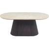 ΤΡΑΠΕΖΙ ΣΑΛΟΝΙΟΥ ΟΒΑΛ CATER HM18321 ΚΕΡΑΜΙΚΟ TOP ΟΨΗ ΤΡΑΒΕΡΤΙΝΑΣ-MDF ΒΑΣΗ 120x60x46Υεκ