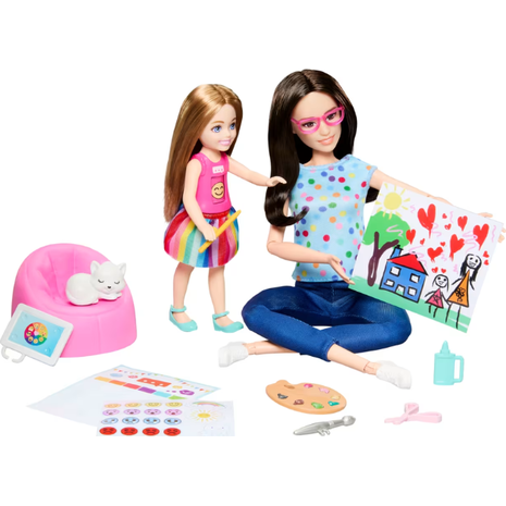 Barbie Kαι Chelsea Δασκάλα Καλλιτεχνικών (HRG48)