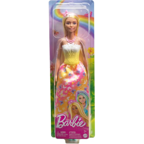 Barbie Πριγκίπισσα Πορτοκαλί Ανταύγειες (HRR09)
