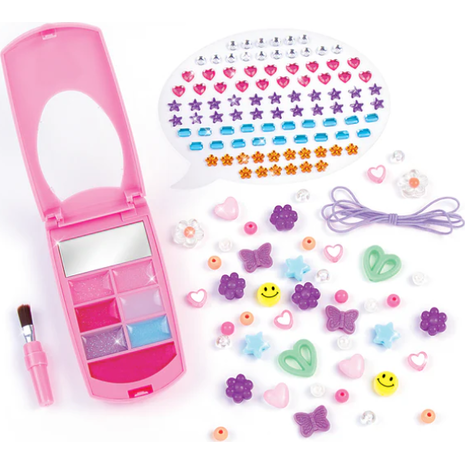 Make It Real Beauty Flip Phone Lip Gloss Set And DIY Lanyard
