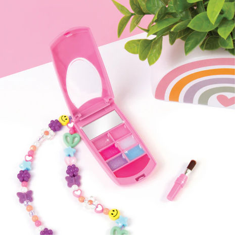 Make It Real Beauty Flip Phone Lip Gloss Set And DIY Lanyard