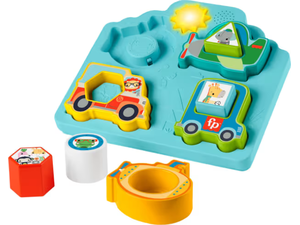 Fisher-Price Shapes And Sounds Παζλ Οχημάτων Με Σχήματα Και Ήχους