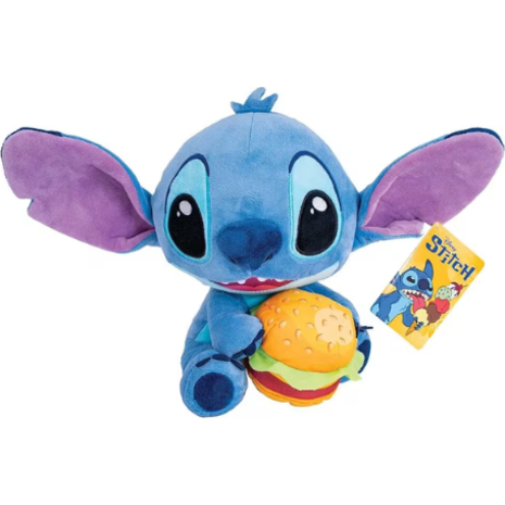 Λούτρινο Disney Stitch Με Burger 25εκ