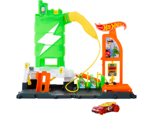 Hot Wheels Σταθμός Καυσίμων Πίστα Σταθμός Φόρτισης Οχημάτων (HTN79)
