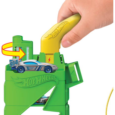 Hot Wheels Σταθμός Καυσίμων Πίστα Σταθμός Φόρτισης Οχημάτων (HTN79)